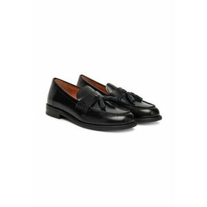 Mocasini de dama din piele naturala - Negru imagine