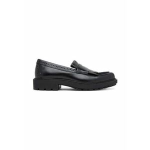 Mocasini dama piele naturala - negru imagine