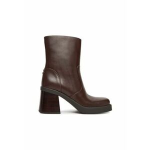 Botine dama - piele naturala - maro imagine