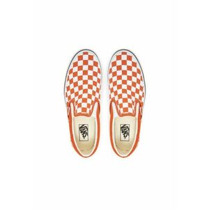 Tenisi unisex - material textil - alb/portocaliu imagine