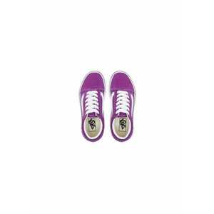 Tenisi copii - Old Skool V - velcro - mov - piele naturala imagine