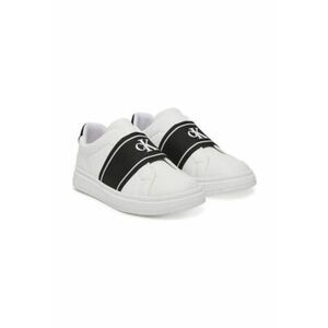 Tenisi unisex - piele ecologica - alb/negru imagine