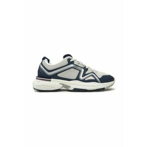 Tenisi barbati - bleumarin cu accente albe - piele/textil - imagine