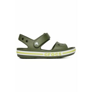 Sandale plastic - Alb/Verde imagine