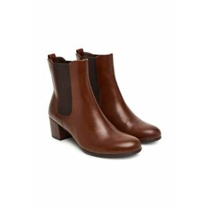 Botine dama - 305537713 - piele naturala - maro imagine
