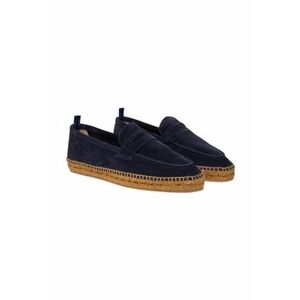Mocasini barbati - piele naturala - albastru - imagine