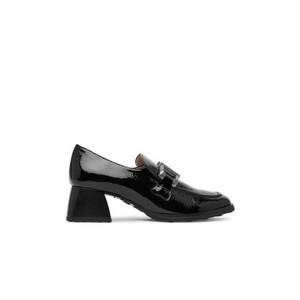 Pantofi din piele naturala pentru dama - Negru imagine
