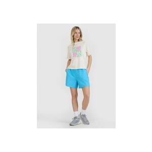 Pantaloni scurti casual dama - albastru - bumbac imagine