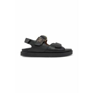 Sandale dama - piele naturala - negru - Negru imagine