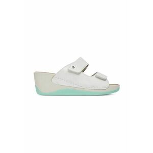 Papuci dama - piele naturala - multicolor imagine