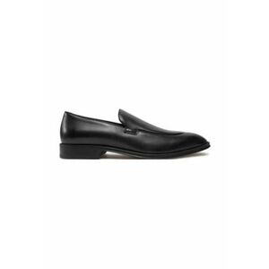 Pantofi barbatesti - piele naturala - negru - design elegant - talpa solida imagine