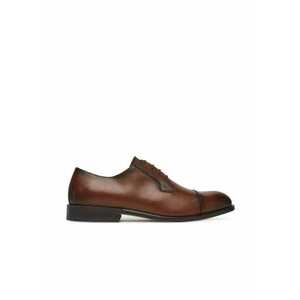 Pantofi barbatesti - piele naturala - maro - elegant si confortabil imagine