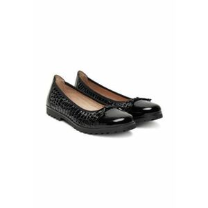 Balerini eleganti piele naturala - negru - Negru imagine