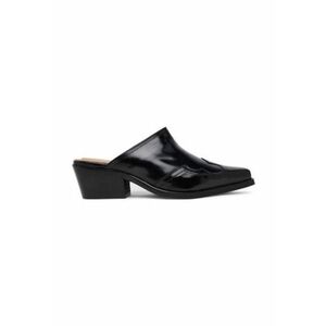 dama - piele naturala - negru - Negru imagine
