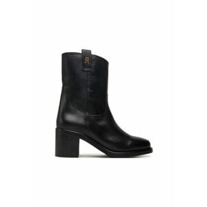 Botine dama - piele naturala - negru - de - Negru imagine