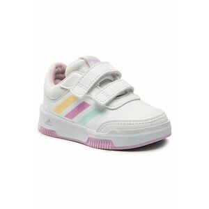 Tenisi cu velcro din piele-ecologica - Alb imagine