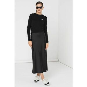 Pulover crop cambrat Scallia - Negru imagine