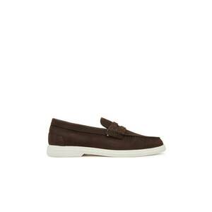 Mocasini barbatesti - 305155085 - piele naturala - maro - Maro imagine