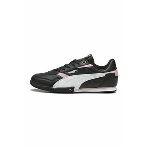 Pantofi sport Bella Donna din piele ecologica - Alb/Negru/Roz imagine
