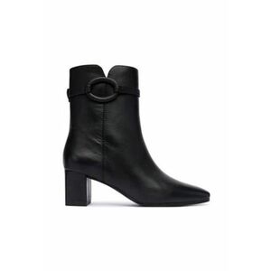 Botine dama piele naturala - negru imagine