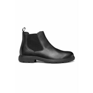 Ghete Chelsea de piele - Negru imagine
