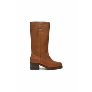 Ghete de dama - 304881718 - piele naturala - maro - imagine