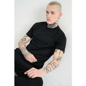 Tricou cu decolteu rotund - Negru imagine