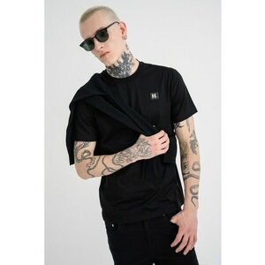 Tricou cu decolteu rotund - Negru imagine
