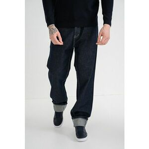 Blugi relaxed fit - Albastru inchis imagine
