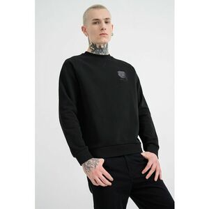Bluza de trening cu imprimeu logo - Negru imagine