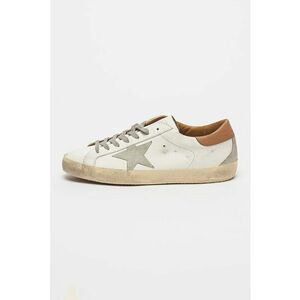 Pantofi sport de piele cu aspect uzat Super Star - Caramel/Alb murdar/Crem imagine