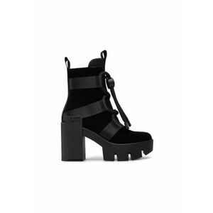 Botine dama din piele naturala - Negru imagine