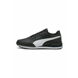 Pantofi sport ST Runner v4 de piele si piele ecologica - Alb/Verde/Negru imagine
