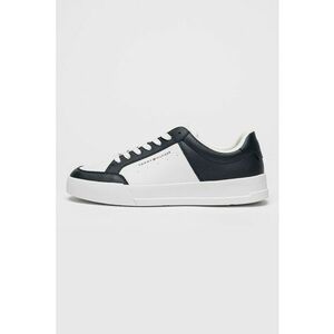 Pantofi sport cu de piele cu garnituri din material sintetic - Alb/Albastru ultramarin imagine