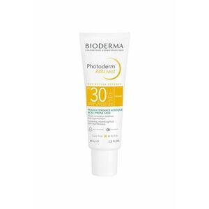 Fluid matifiant cu protectie solara Photoderm AKN Mat SPF 30 pentru ten mixt si gras - 40 ml - SPF 30 imagine