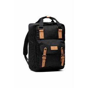 Rucsac urban Macaroon Dreamwalker - material reciclat - impermeabil - roz - Negru imagine