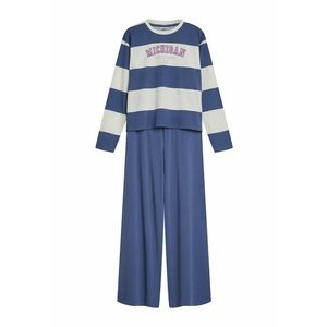 Pijama dama Albastru-alb Kelby - Dungi imagine