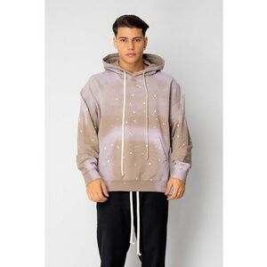 Hanorac Paint Oversized Beige 18911 - Bej imagine