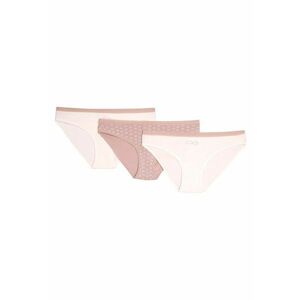 Chiloti dama set de 3 perechi Mi-Mi roz - crem - Alb imagine