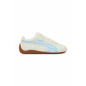 Tenisi unisex - crem/albastru - piele naturala imagine