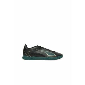 Pantofi de fotbal barbati - piele ecologica - negru/verde - Multicolor imagine