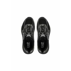 Tenisi barbatesti - Emporio Armani piele ecologica - negru imagine