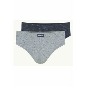 Slip barbati set 2 perechi - negru gri - Classic Henderon - Gri imagine