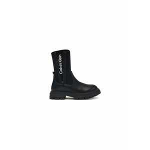 Ghete pentru fete - negru - material textil imagine