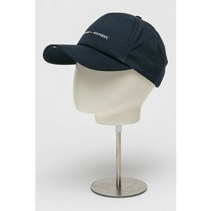 Sapca de bumbac organic cu logo - Bleumarin imagine
