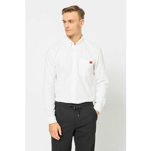 Camasa slim fit cu buzunar pe piept Evito - Alb imagine