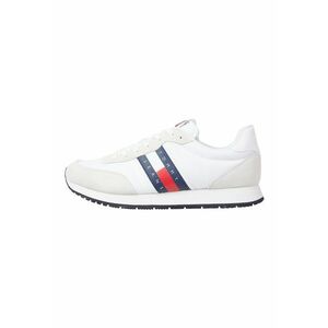 Pantofi sport cu model colorblock - Alb imagine