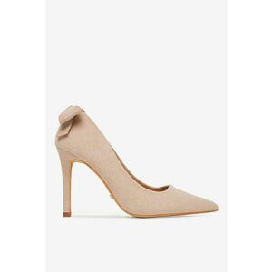 Pantofi Bej Textil - Bej imagine