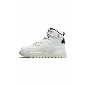 Pantofi sport high-top Air Force 1 de piele si piele ecologica - Alb imagine