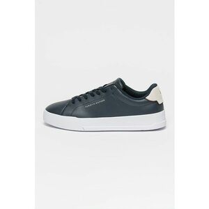 Pantofi sport din piele si piele intoarsa Court - Albastru ultramarin imagine